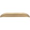 Jeffrey Alexander 128 mm / 160 mm Center-to-Center Satin Bronze Elara Cabinet Pinch Pull 484-128160SBZ - alternate 2